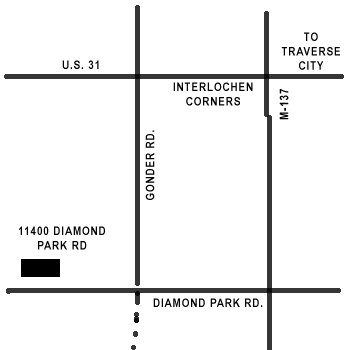 Map to Sue's House