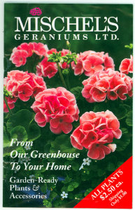Catalog design for local geranium grower